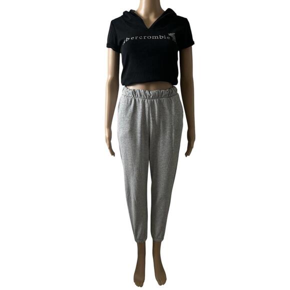 Zara Women's Grey Jogger Pants - Picture 1 of 5